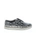 J/Slides 100% Leather Stars Gray Tan Sneakers Size 8 - photo 1
