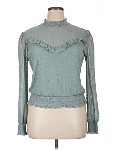 Iz Byer Long Sleeve Blouse (view 1)