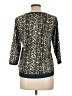 Laurel Animal Print Leopard Print Graphic Brown Tan Pullover Sweater Size 10 - photo 2