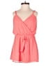 REVAMPED 100% Polyester Solid Pink Romper Size XS - photo 1