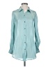 Vince Camuto 100% Polyester Teal Long Sleeve Blouse Size XS - photo 1