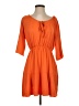 Shein Orange Casual Dress Size 4 - photo 1