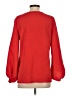 Shein 100% Polyester Red Long Sleeve Blouse Size 2 - photo 2