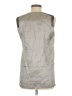 J Brand Metallic Silver Sleeveless Blouse Size M - photo 2