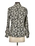Notations Paisley Silver Long Sleeve Blouse Size S - photo 2
