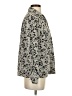 Notations Paisley Silver Long Sleeve Blouse Size S - photo 4