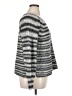 Halogen Stripes Silver Pullover Sweater Size XL - photo 4