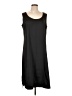 S'edge 100% Polyester Solid Black Casual Dress Size L - photo 1