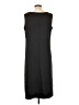 S'edge 100% Polyester Solid Black Casual Dress Size L - photo 2