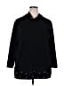 Attitudes by Renee Black Sweatshirt Size 2X - photo 1