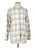 Woolrich 100% Cotton Plaid Tan Long Sleeve Button-Down Shirt Size S - photo 1
