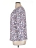Talbots 100% Viscose Paisley Purple White Long Sleeve Blouse Size XL - photo 5