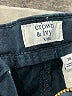 Crown & Ivy Solid Blue Casual Pants Size 7 - photo 3
