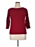 Roz & Ali Burgundy Pullover Sweater Size XL - photo 1
