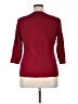 Roz & Ali Burgundy Pullover Sweater Size XL - photo 2