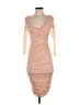Boohoo Tan Cocktail Dress Size 4 - photo 1