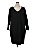 JunaRose 100% Polyester Solid Black Casual Dress Size XL - photo 1