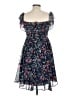 Lulus 100% Polyester Floral Blue Cocktail Dress Size M - photo 2