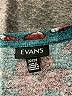 Evans Teal Long Sleeve Blouse Size 22 - 24 - photo 7