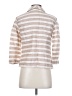 Ann Taylor LOFT Stripes Ivory Blazer Size 0 - photo 2