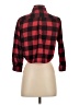 Forever 21 100% Cotton Plaid Red Long Sleeve Button-Down Shirt Size S - photo 2