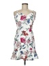 Crystal Doll Floral White Cocktail Dress Size 9 - photo 1