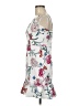 Crystal Doll Floral White Cocktail Dress Size 9 - photo 5