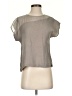Brochu Walker Gray Short Sleeve Blouse Size XS - photo 1