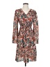 Unbranded 100% Polyester Paisley Brown Casual Dress Size XS - photo 1