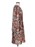Unbranded 100% Polyester Paisley Brown Casual Dress Size XS - photo 4