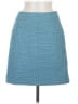 Hutch 100% Polyester Argyle Teal Blue Casual Skirt Size 6 - photo 1