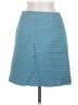 Hutch 100% Polyester Argyle Teal Blue Casual Skirt Size 6 - photo 2