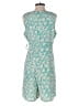 Express 100% Polyester Paisley Teal Green Casual Dress Size M - photo 2