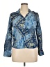 Classic Elements 100% Cotton Blue Long Sleeve Blouse Size XL (petite) - photo 1