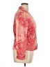 Classic Elements 100% Cotton Paisley Pink Long Sleeve Blouse Size XL (petite) - photo 4
