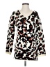 Sugar Lips 100% Acrylic Animal Print Ivory Pullover Sweater Size XS - photo 1