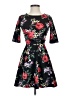 Lulus Floral Black Casual Dress Size XXS (estimated) - photo 1