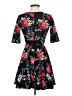 Lulus Floral Black Casual Dress Size XXS (estimated) - photo 2