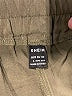 Shein 100% Polyester Solid Green Khaki Shorts Size L - photo 3