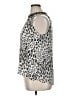 Jennifer Lopez 100% Polyester Animal Print Silver Sleeveless Blouse Size XL - photo 5