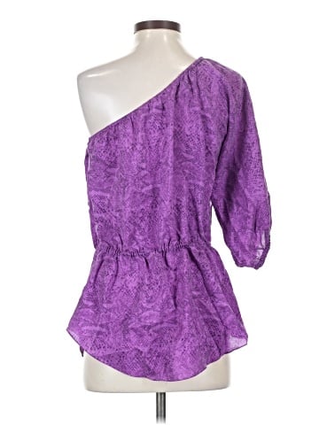 Rebecca Taylor 3/4 Sleeve Silk Top (view 2)