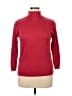 Venezia Red Long Sleeve Turtleneck Size 14 - photo 1