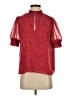 Evereve 100% Polyester Red Short Sleeve Blouse Size XS - photo 1