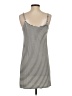 Audrey 3+1 Stripes Silver Casual Dress Size S (estimated) - photo 2
