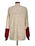 Maude Vivante Color Block Tan Pullover Sweater Size L - photo 2
