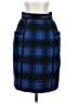 Adam Lippes Plaid Blue Wool Skirt Size 2 - photo 1