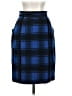 Adam Lippes Plaid Blue Wool Skirt Size 2 - photo 2