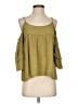 Walter Baker 100% Lyocell Green 3/4 Sleeve Top Size S - photo 1