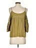 Walter Baker 100% Lyocell Green 3/4 Sleeve Top Size S - photo 2