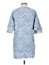 Intermix 100% Silk Paisley Blue Casual Dress Size S - photo 2